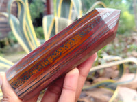 Polished Tiger Iron Jasper Points x 4 From South Africa - Toprock Gemstones and Minerals