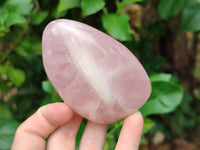 Polished Rose Quartz Standing Free Forms x 6 From Madagascar - Toprock Gemstones and Minerals