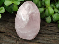 Polished Rose Quartz Standing Free Forms x 6 From Madagascar - Toprock Gemstones and Minerals