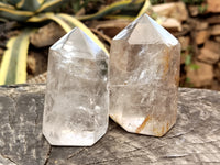 Polished Clear Quartz Crystals x 3 From Madagascar - Toprock Gemstones and Minerals