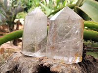 Polished Clear Quartz Crystals x 3 From Madagascar - Toprock Gemstones and Minerals
