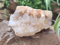 Natural Limonite Quartz Clusters x 6 From Solwezi, Zambia - Toprock Gemstones and Minerals