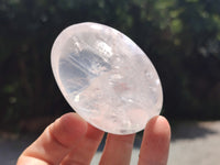 Polished Girasol Pearl Quartz Palm Stones x 12 From Madagascar - Toprock Gemstones and Minerals