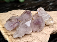 Natural Smokey Window Amethyst Crystals x 70 From Chiredzi, Zimbabwe - Toprock Gemstones and Minerals