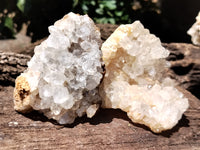 Natural Limonite Quartz Clusters x 12 From Solwezi, Zambia - Toprock Gemstones and Minerals