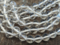 Polished Clear Quartz Beaded Necklace - Sold Per Item- From Madagascar - Toprock Gemstones and Minerals