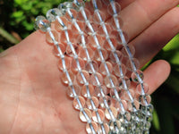 Polished Clear Quartz Beaded Necklace - Sold Per Item- From Madagascar - Toprock Gemstones and Minerals