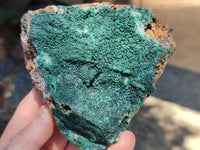 Natural Botryoidal Malachite Specimens x 2 From Congo - Toprock Gemstones and Minerals