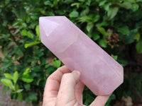 Polished Rose Quartz Points x 2 From Ambatondrazaka, Madagascar - Toprock Gemstones and Minerals