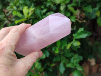 Polished Rose Quartz Points x 2 From Ambatondrazaka, Madagascar - Toprock Gemstones and Minerals