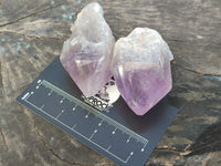 Natural Jacaranda Amethyst Quartz Crystals x 12 from Mumbwa, Zambia - Toprock Gemstones and Minerals