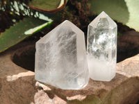 Polished Clear Quartz Crystals x 12 From Madagascar - Toprock Gemstones and Minerals