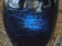 Polished Black Tourmaline Standing Free Forms x 2 From Madagascar - Toprock Gemstones and Minerals