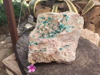 Natural Dioptase Matrix Specimen x 1 From Namibia - Toprock Gemstones and Minerals