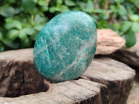 Polished Amazonite Palm Stones x 12 from Madagascar - Toprock Gemstones and Minerals