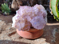 Natural Amethyst Spirit Quartz Clusters x 6 From Boekenhouthoek, South Africa - Toprock Gemstones and Minerals