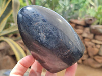 Polished Black Tourmaline Standing Free Forms x 2 From Madagascar - Toprock Gemstones and Minerals