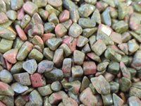 Polished Unakite Tumbled Stones - sold per kg - From South Africa - Toprock Gemstones and Minerals