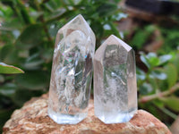 Polished Clear Quartz Crystals x 12 From Madagascar - Toprock Gemstones and Minerals