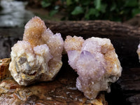Natural Ametrine Spirit Quartz Clusters x 12 From Boekenhouthoek, South Africa - Toprock Gemstones and Minerals
