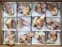 Natural Ametrine Spirit Quartz Clusters x 12 From Boekenhouthoek, South Africa - Toprock Gemstones and Minerals