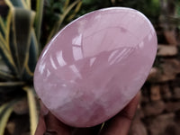 Polished Rose Quartz Heart and Standing Free Form x 2 From Ambatondrazaka, Madagascar - Toprock Gemstones and Minerals