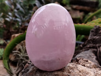 Polished Rose Quartz Heart and Standing Free Form x 2 From Ambatondrazaka, Madagascar - Toprock Gemstones and Minerals