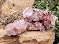Natural Amethyst Spirit Quartz Clusters x 6 From Boekenhouthoek, South Africa - Toprock Gemstones and Minerals
