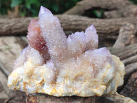 Natural Amethyst Spirit Quartz Clusters x 2 From Boekenhouthoek, South Africa - Toprock Gemstones and Minerals