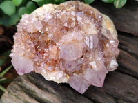 Natural Amethyst Spirit Quartz Clusters x 6 From Boekenhouthoek, South Africa - Toprock Gemstones and Minerals
