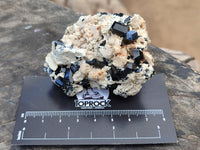 Natural Schorl Black Tourmaline Specimens x 6 From Erongo, Namibia - Toprock Gemstones and Minerals