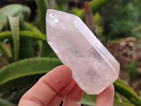 Polished Rose Quartz Points x 6 From Ambatondrazaka, Madagascar - Toprock Gemstones and Minerals