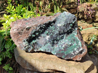 Natural Ball Malachite On Quartz Matrix Specimen x 1 From Kambove, Congo - Toprock Gemstones and Minerals