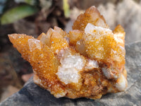 Natural Golden Solar Spirit Quartz Clusters x 3 From Boekenhouthoek, South Africa - Toprock Gemstones and Minerals
