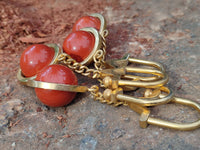 Hand Made Red Jasper Keyring - sold per item - From South Africa - Toprock Gemstones and Minerals