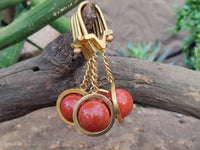 Hand Made Red Jasper Keyring - sold per item - From South Africa - Toprock Gemstones and Minerals