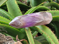 Polished Chevron Amethyst Points x 2 From Madagascar - Toprock Gemstones and Minerals