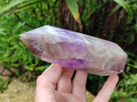 Polished Chevron Amethyst Points x 2 From Madagascar - Toprock Gemstones and Minerals