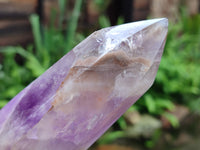 Polished Chevron Amethyst Points x 2 From Madagascar - Toprock Gemstones and Minerals