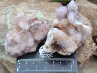 Natural Amethyst Spirit Quartz Clusters x 6 From Boekenhouthoek, South Africa - Toprock Gemstones and Minerals