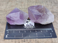 Natural Jacaranda Amethyst Single Quartz Crystals x 24 from Mumbwa, Zambia - Toprock Gemstones and Minerals