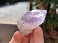 Natural Jacaranda Amethyst Single Quartz Crystals x 24 from Mumbwa, Zambia - Toprock Gemstones and Minerals