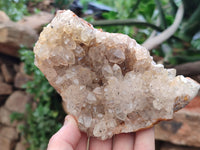Natural Limonite Quartz Clusters x 2 From Solwezi, Zambia - Toprock Gemstones and Minerals