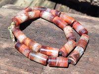 Hand Made Mixed Stone Bead Necklaces x 4 From Southern Africa - Toprock Gemstones and Minerals