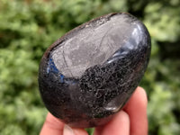 Polished Black Tourmaline Eggs x 6 From Madagascar - Toprock Gemstones and Minerals