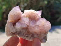 Natural Amethyst Spirit Quartz Clusters x 6 From Boekenhouthoek, South Africa - Toprock Gemstones and Minerals