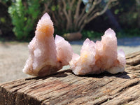 Natural Amethyst Spirit Quartz Clusters x 6 From Boekenhouthoek, South Africa - Toprock Gemstones and Minerals