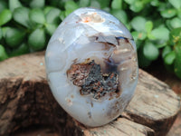 Polished Dendritic Agate Standing Free Forms x 6 From Madagascar - Toprock Gemstones and Minerals
