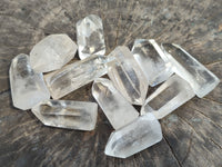 Polished Clear Quartz Crystals x 35 From Madagascar - Toprock Gemstones and Minerals