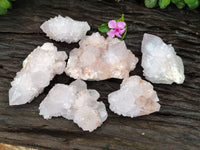 Natural Amethyst Spirit Quartz Clusters x 6 From Boekenhouthoek, South Africa - Toprock Gemstones and Minerals